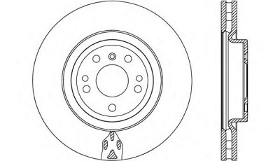 OPEN PARTS bdr269620 -  Тормозной диск